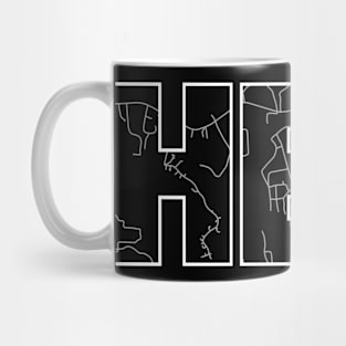 Hell Street Map Mug